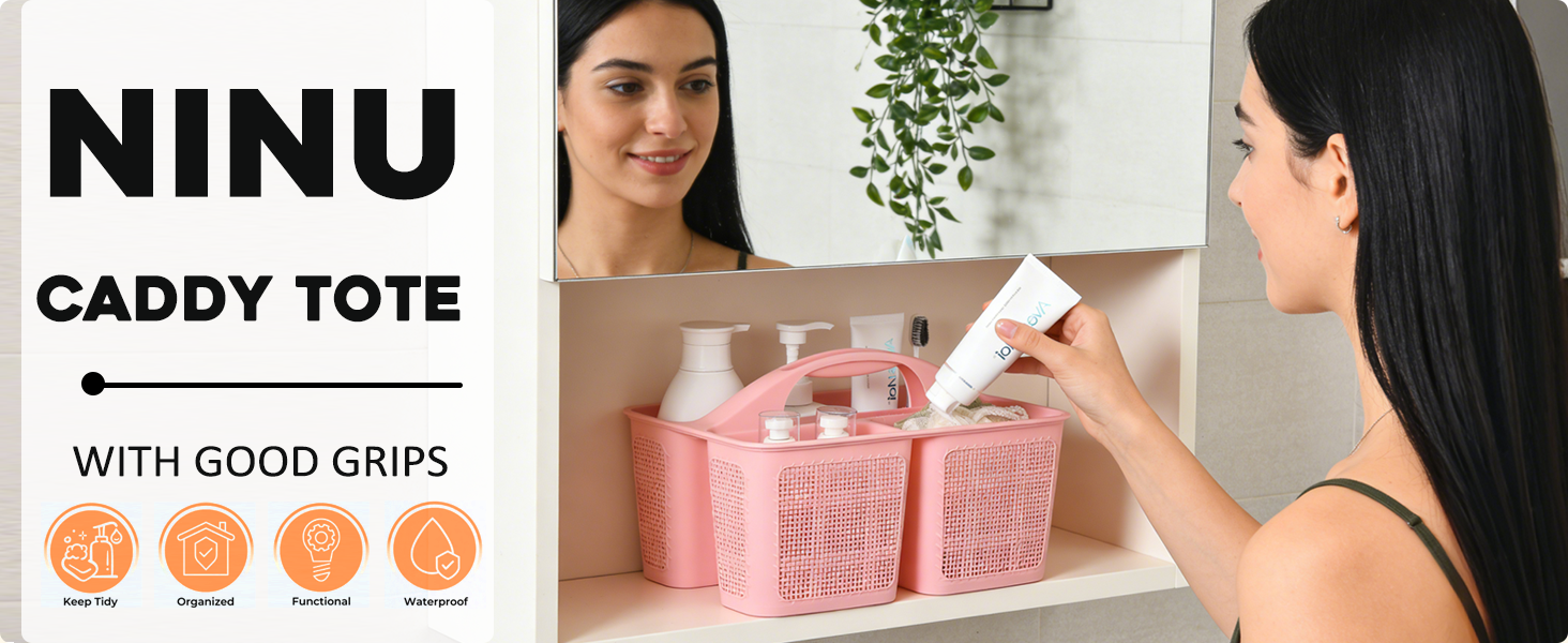 Plastic Shower Caddy Basket