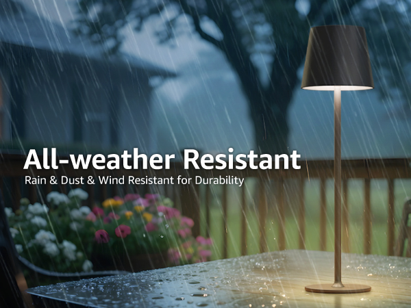 rechargeable table lamp