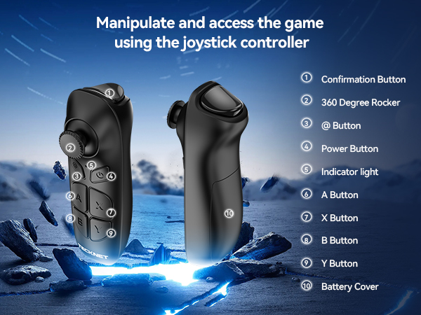 the game is using the joystick controller