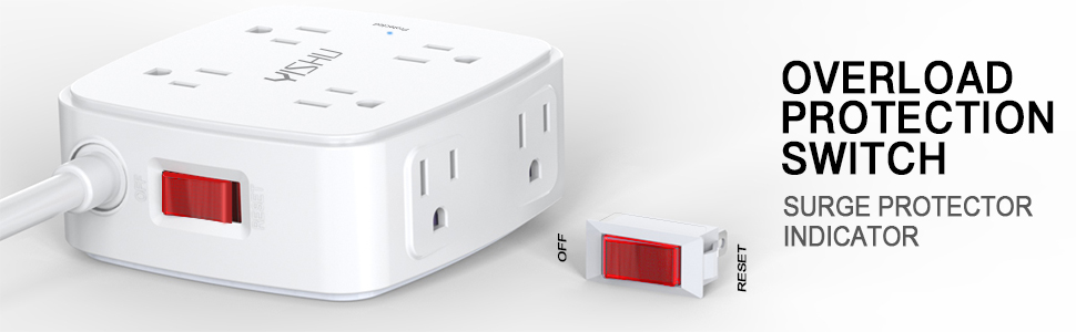power strip flat plug