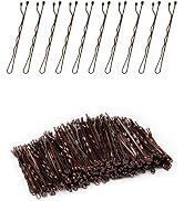 Bobby Pins Brown, 360 Pcs Brown Bobby Pins, 2 Inch Premium Bobby Pin, Secure Hold Bobby Pins with...