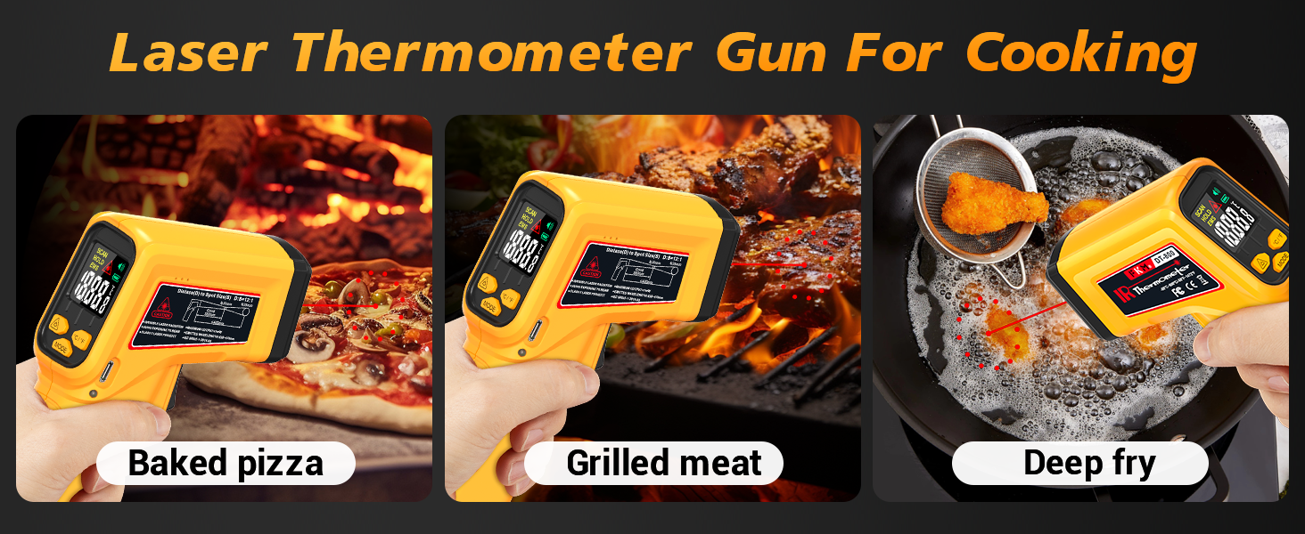 infrared thermometer laser temperature gun,surface temperature gun