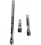 Resze 3 Pcs Socket Extension Set, 1/2" Drive Impact Extension Bar Set, 3"(76mm), 5"(127mm), 10"(2...