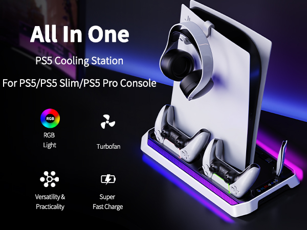 ps5 slim cooling station