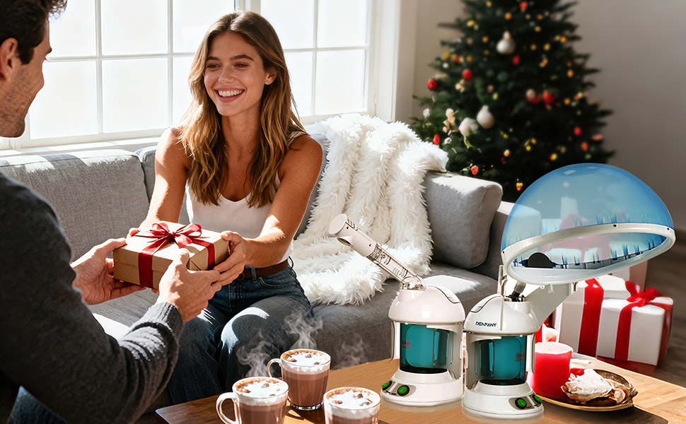 BEST GIFT - DENFANY 2 in 1 Hair and Face Steamer