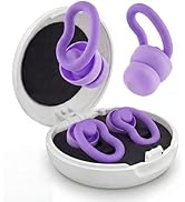 Ear Plugs for Sleeping,Reusable Noise Reduction Ear Plugs for Side Sleepers | 2 Pairs Silicone Ea...