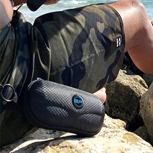Sunglasses Case Semi Hard EVA Shell with Metal Hanging Hook Belt Clip Sun Glasses Storage