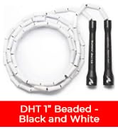 Elite Jumps 1-inch Beaded Jump Rope, Adjustable Shatterproof | Durable adjustable beaded rope. Im...