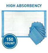 BodyMed Disposable Underpad, 23 in. x 36 in., 150/Case, High Absorbency – Discreet, Breathable