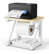 First-zgel Label Holder for Rolls and Fan-fold Labels, Heavy Duty Metal Thermal Label Holder for ...