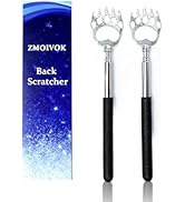 ZMOIVOK 2 Pcs Back Scratcher Extendable,Metal Bear Claws Back Scratchers,Backscratche for Men, Wo...