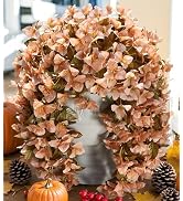 Bougainvillea Artificial Flowers Plants for Outdoor Outside Fall Autumn Decoration, 2 pcs Faux Si...