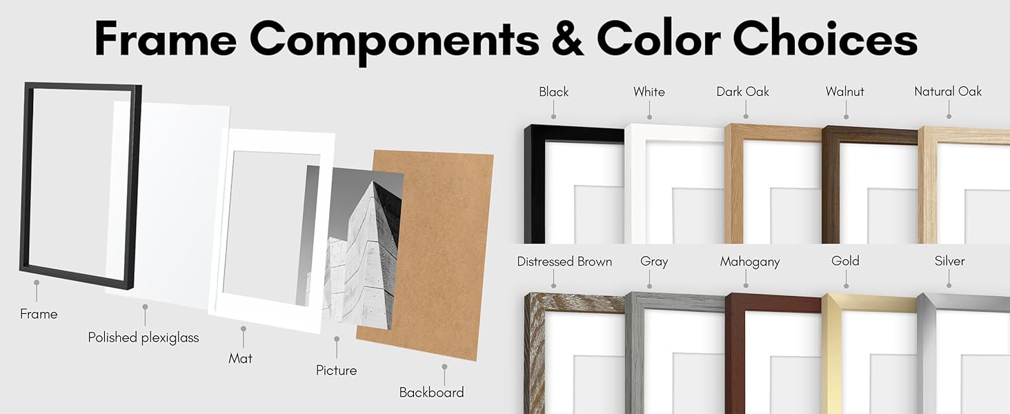 Frame Components and Color Choices