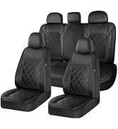 Coverado Car Seat Covers, Seat Covers Full Set, 5 Seats Automotive Seat Cover, Mesh Breathable Se...
