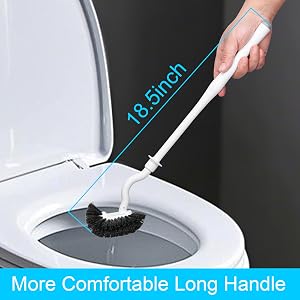 porcelain safe toilet brush
