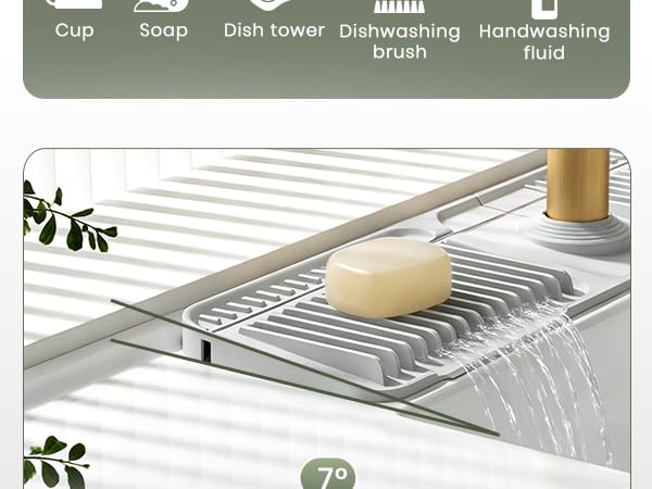 kitchen sink faucet mat