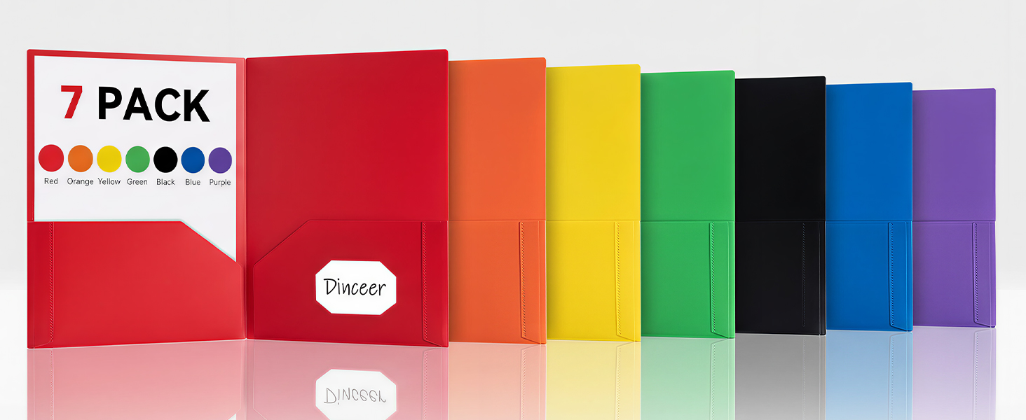 7 Vibrant Colors Included