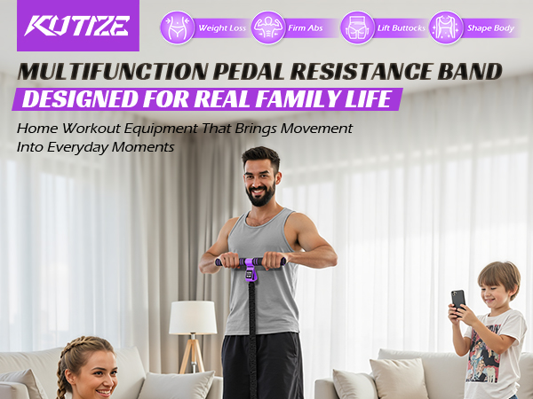home gym arm and waist training pedal band