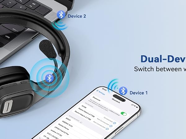 over ear bluetooth headphones