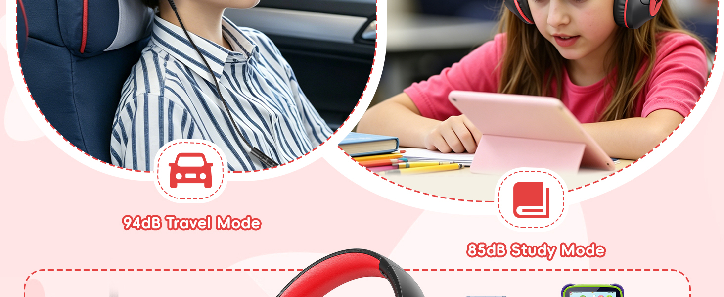 kids headphones with cord usbc