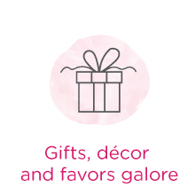 Gifts decor favors galore