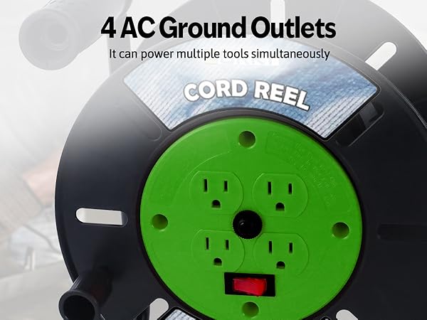 open cord reel