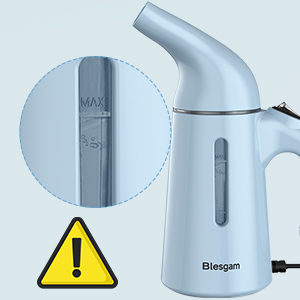 Do not exceed the "MAX" water level