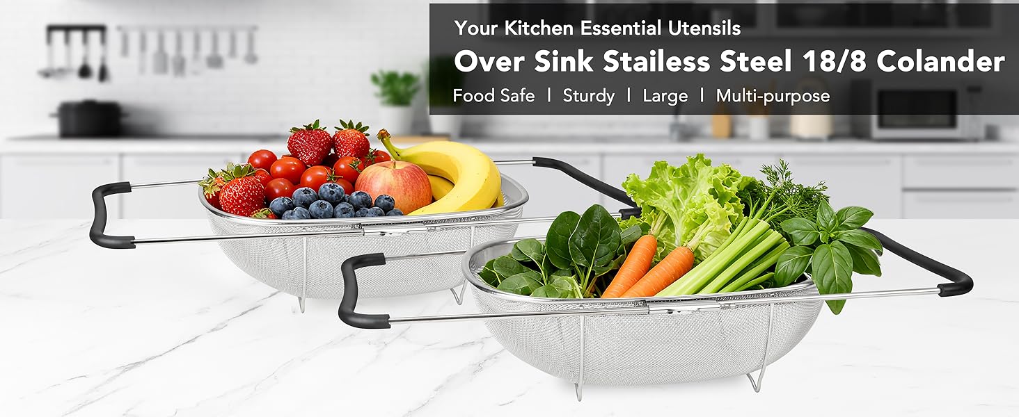 over sink colander