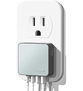 Nekmit 65W USB C Charger Block, 4 Port Flat Wall Charger with USB C and USB A, Multiport GaN Fast...