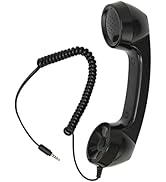 Retro Phone Handset, Phone Telephone Receiver, Multifunction Radiation Proof Handheld Cell Phone ...