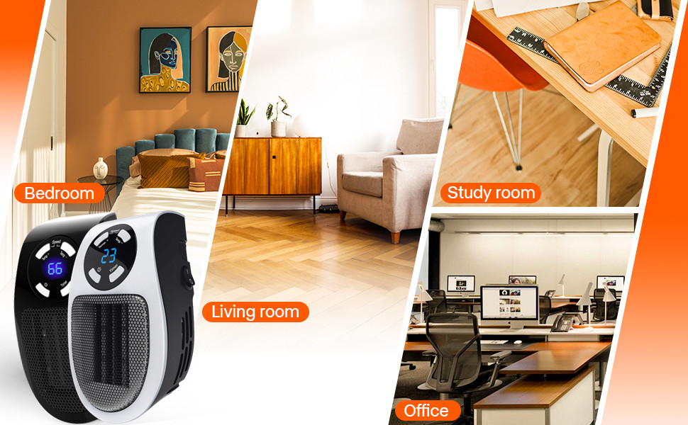 Wall-plug smart space heater
