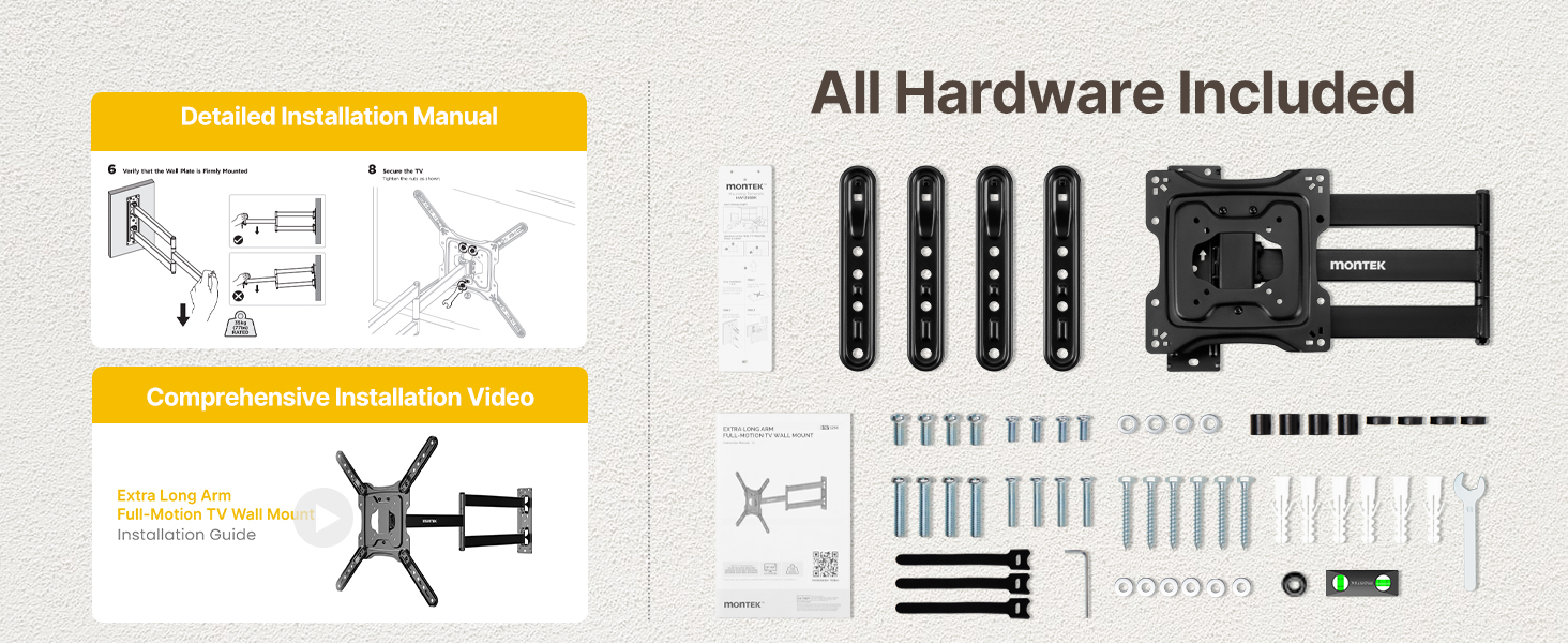 long extension tv mount