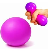 Squishy Dough Ball (1 Pack) Stretchy Stress Balls for Adults Desk Decor, Cute and Soft Color Chan...