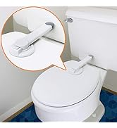 Toilet Lock Child Safety - Ideal Baby Proof Toilet Seat Lock with 3M Adhesive | Easy Installation...