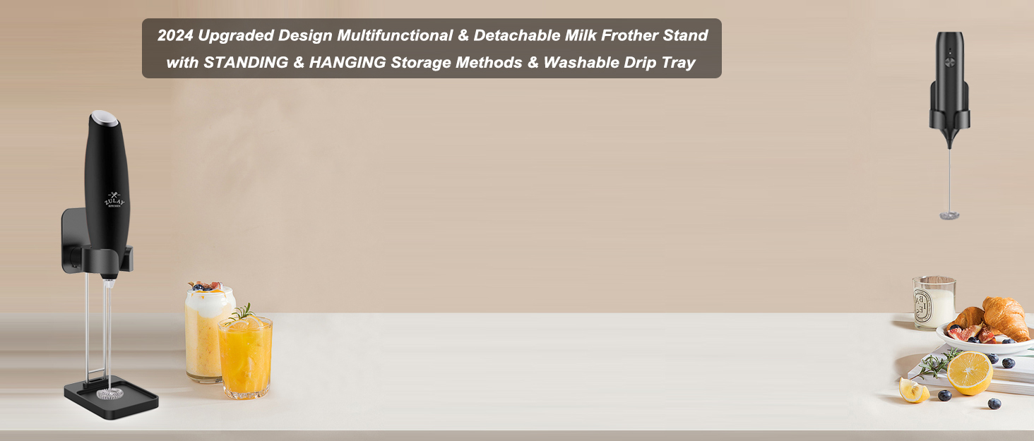 milk frother stand