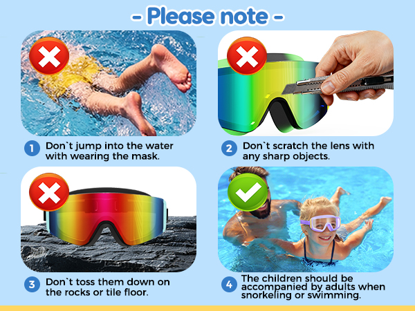 Child Swim Goggles Kids pls Note