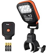 TempPro Outdoor Grill Light for BBQ with 10 LEDs, 3 Brightness & Energy-Saving Button, 360° Adjus...