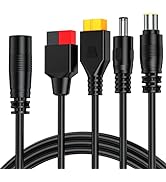 ELECTOP DC 8mm to 4X Adapter Connector Parallel Cable 14AWG Solar Charge Cable Compatible with An...
