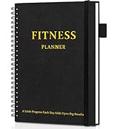 EPEWIZD Fitness Journal Spiral Weight Loss Journal for Women Hardcover Workout Planner Notebook t...