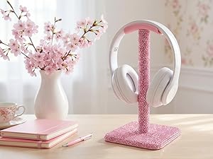 Metal Headset Holder Crystal