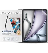 Penstudio Paper-Feel Screen Protector for iPad Air M2 13 Inch, Anti-Glare Matte PET Film for Draw...