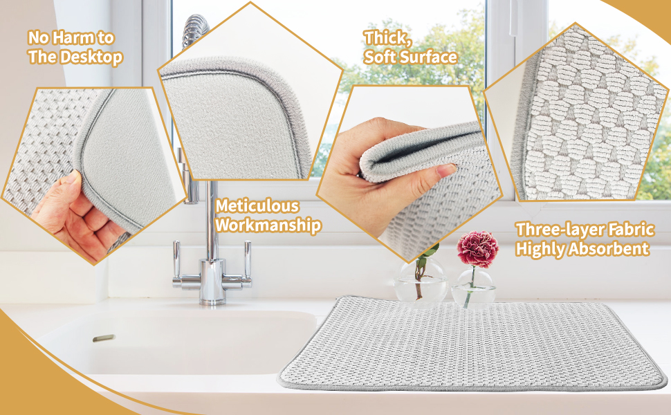 4.Kitchen Quick Dry Pads