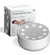 Sharper Image White Noise Sound Machine, 6 Soothing Nature Soundscapes for Baby Kids Adults, Port...