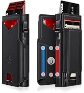 Wallet for Men Wallet with Slim Pop Up Card Holder 9-13 Cards, Bifold Minimalist Smart Wallet RFI...