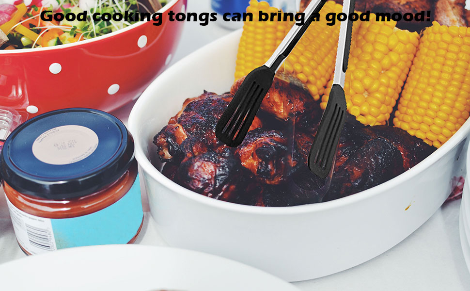 Do it! Use our cooking tongs to cook delicious food!