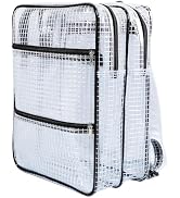 Synvicovan 17.7 Inch Tool Backpack-Transparent & Anti-static Cleanroom Engineer Tool Bag for Work...