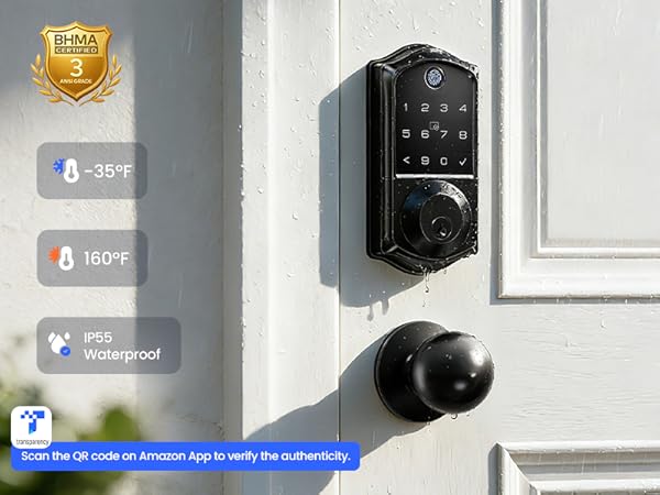 Veise Fingerprint Smart Door Lock