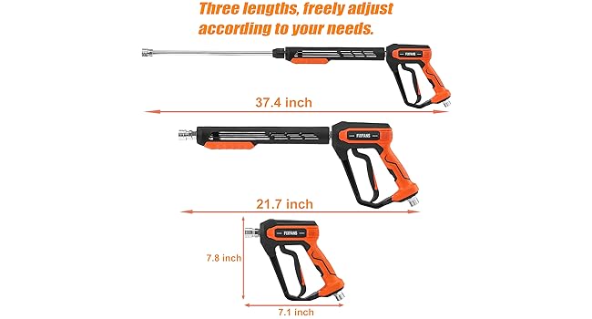 3-length choose pressure washer wand extension