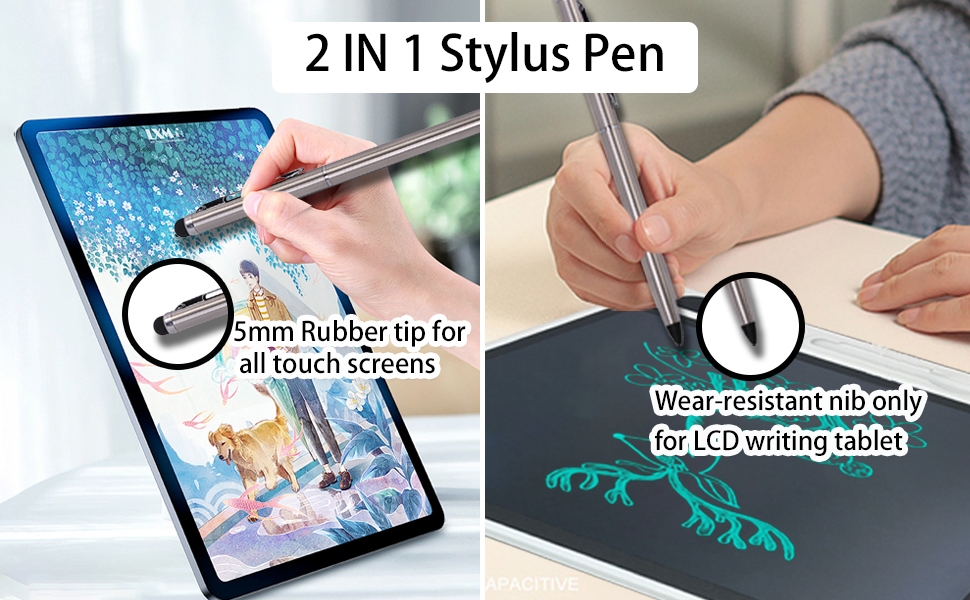 Metal Stylus Pens for 10Inch Colorful Drawing Tablet