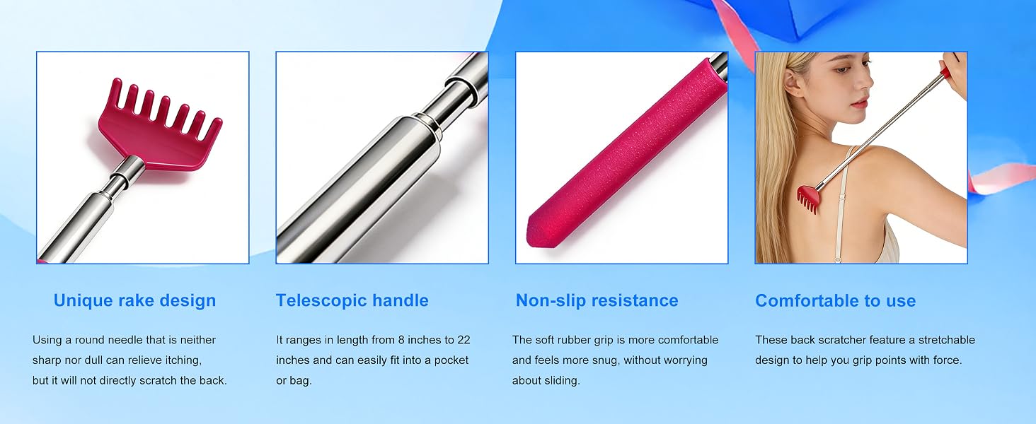 6 Pack Back scratchers Set